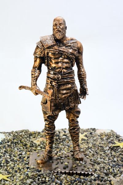 Narçiçeği Takı ve Hediyelik Eşya Kratos God of War Ragnarok Savaş Tanrısı Dek...