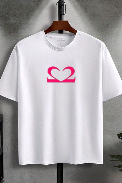 AMMA Unisex Motive 22 Printed Oversize 100% Cotton Boyfriend T-shirt