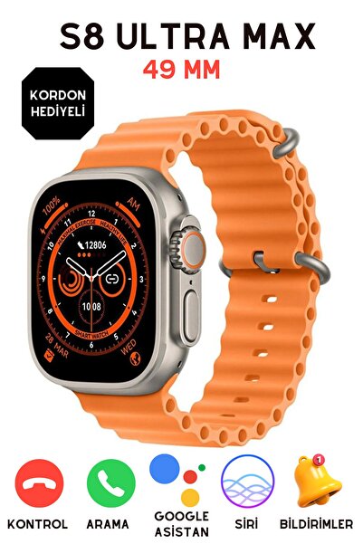 NS Store Smart Watch Ultra Plus S8 Ultra Max 49Mm 2.08 Inc 2023 Akıllı Saat