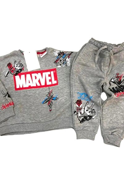 Pink Hippo Kids Boy's Marvel Spiderman Printed Bottom Top Tracksuit Set