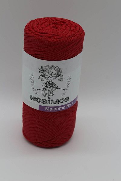 Hobimos 200 gr 230 Mt Polyester Macrame Twine - Τσάντα, Καλάθι, Σφουγγαρίστρα, Σχοινί Σουπλά 2mm