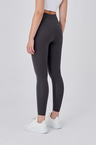UP&FIT Push Up Soft High Waist Tuck Κολάν Καπνιστό