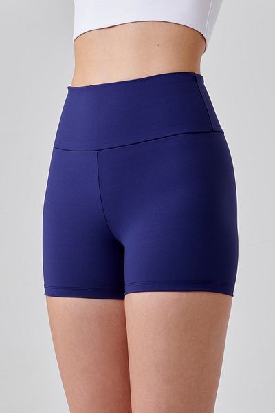 UP&FIT Push Up High Waist Recovery Shorts Leggings Navy Blue
