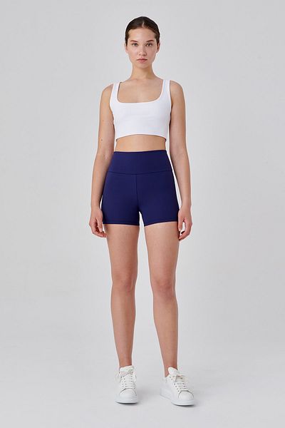 UP&FIT Push Up High Waist Recovery Shorts Leggings Navy Blue