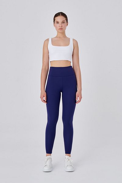 UP&FIT Push Up Soft High Waist Lifting Leggings Navy Blue