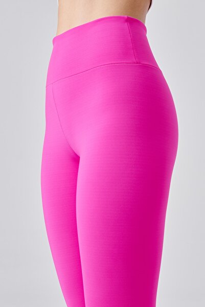 UP&FIT Push Up High Waist Capri Leggings Pink