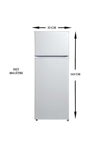 Dijitsu Soğutucu Dbd200 203 Lt-buzdolabı