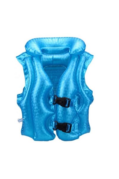 MOYASHOP Mavi Çocuklar Için Deniz - Havuz Yüzücü Şişme Can Yeleği - Yelek - 5...