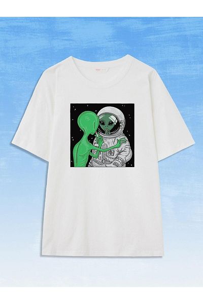 Jose Clothing UNISEX ΛΕΥΚΟ ΤΥΠΩΜΕΝΟ ΥΠΕΡΜΕΓΕΘΕΣ ΚΟΝΤΟΜΑΝΙΚΙ ΜΠΟΥΛΟΣ