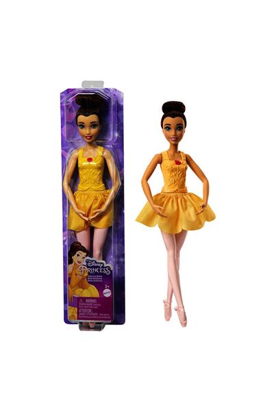 DİSNEY PRİNCESS Disney Prenses Balerin Bebekler Belle HLV95