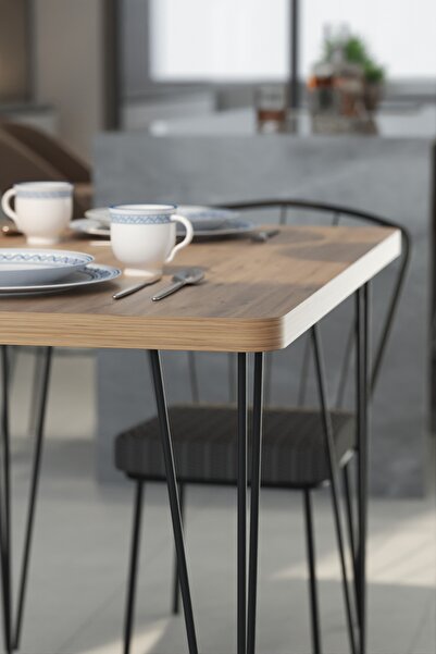 Cosargroup 70x110 Çam Yemek Masa, Mutfak Masa Takımı 4 Adet Güneş Sandalye