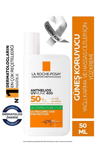 La Roche Posay Anthelios Uvmune 400 - Low Feature Fluid Sunscreen Spf50+ 50ml
