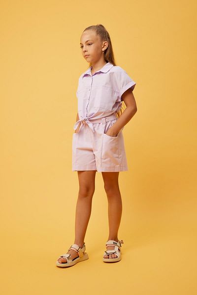 DeFacto Girl's Paperbag Linen Shorts Z7777a623hs