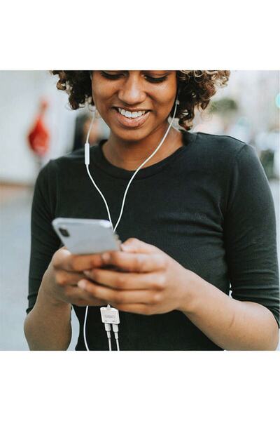 NewFace Earldom OT46 Tak Çalıştır Lightning to 2in1 Type-C ve Aux Dönüştürücü - Beyaz