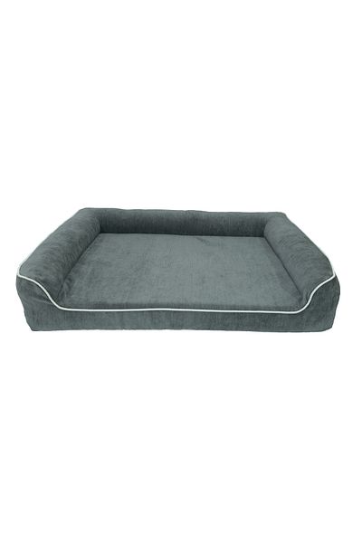 viscopet Premium Sofa Block with Sunger, Mattress, Zippered, Washable Dog Bed-S-anthracite