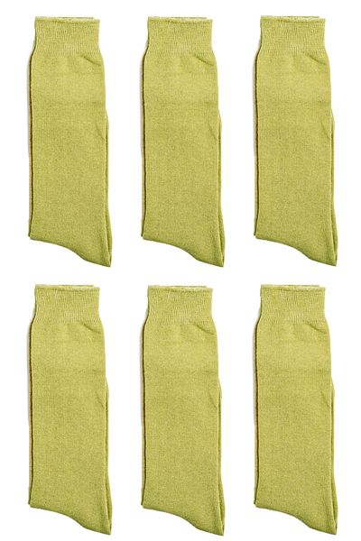 Asker Kolisi Men's Khaki 6-pack Soldier Socks