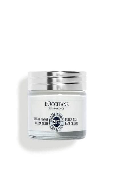 L'Occitane 50ml Organic Shea Butter - Softening Moisturizing Cream with Glycerin