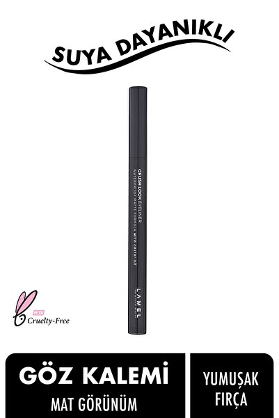 Lamel Cosmetics Yumuşak Fırçalı Siyah Eyeliner No 401