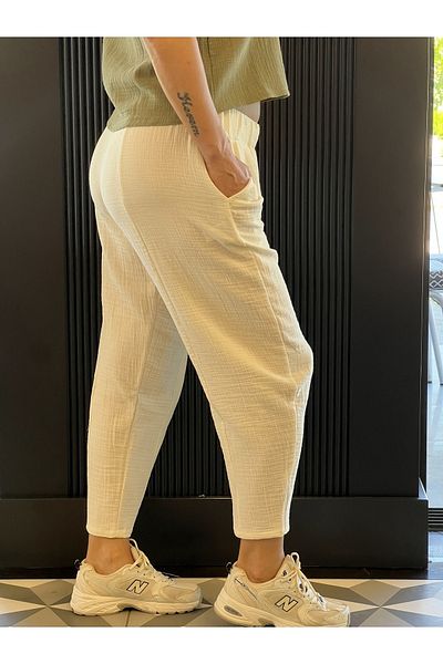 HTPT Pantaloni de muselina