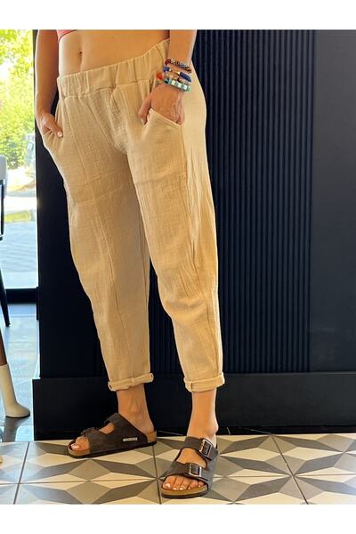 HTPT Pantaloni de muselina