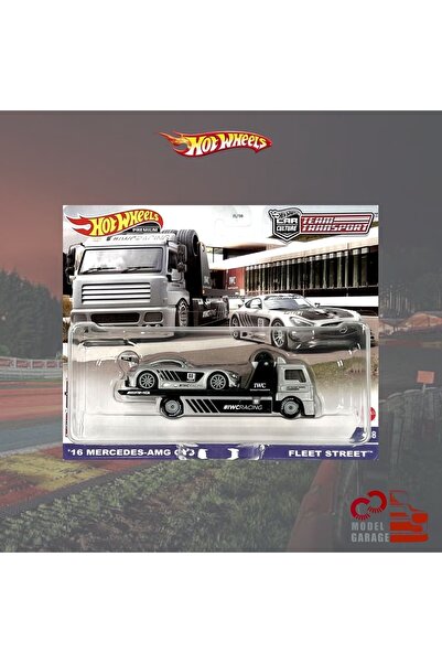 HOT WHEELS Team Transport Mercedes 1/64 Ölçek Diecast Metal Model Araba Oyuncak Araba
