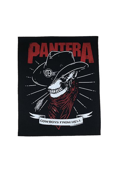 Z zepplin Pantera Cowboys From Hell Patch mare pentru spate