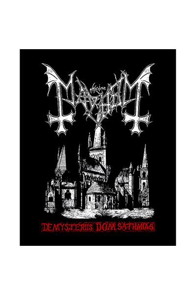 Z zepplin Mayhem Demysteriis Dom Sathanas Patch mare pentru spate