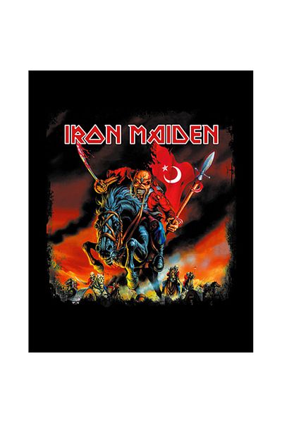 Z zepplin Iron Maiden Turk Patch mare pe spate