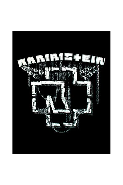 Z zepplin Patch mare pentru spate cu logo-ul Rammstein Chain