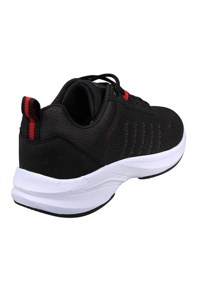 M.P. Men's Lace-Up Black-White Sports Shoes 221-2384mr 100