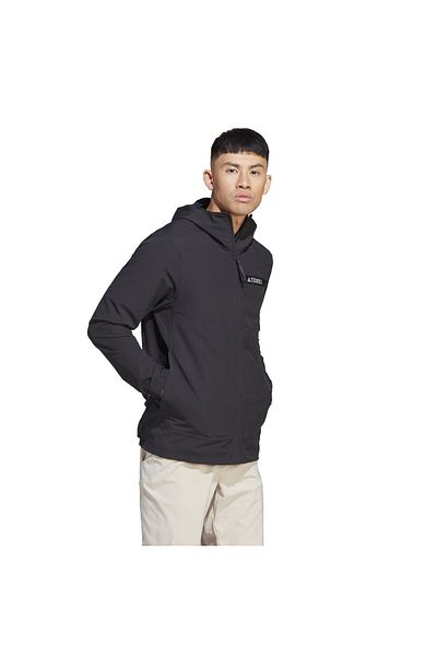 adidas HZ4425-E adidas Mt Softshel Jkt Men's Raincoat-R&uuml;garage Black