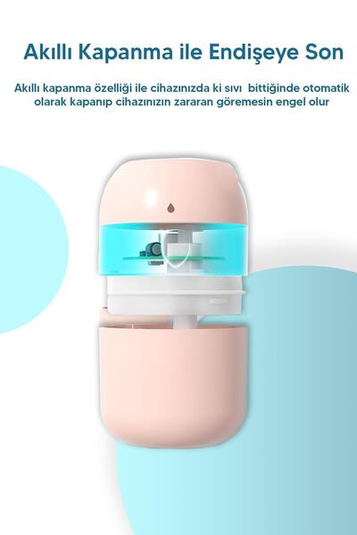 DEMPOWER Damla Model Hava Nemlendirici Buhar Makinesi Beyaz