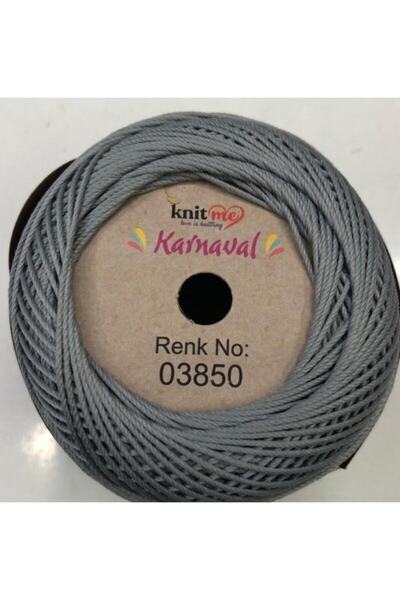 knitme Koyu Gri 20 Kat Örgü İpi