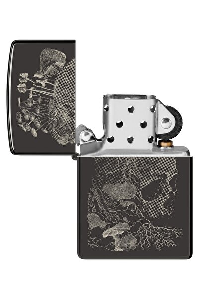 Zippo 24756 Skull Mushroom Design Çakmak Z-48590