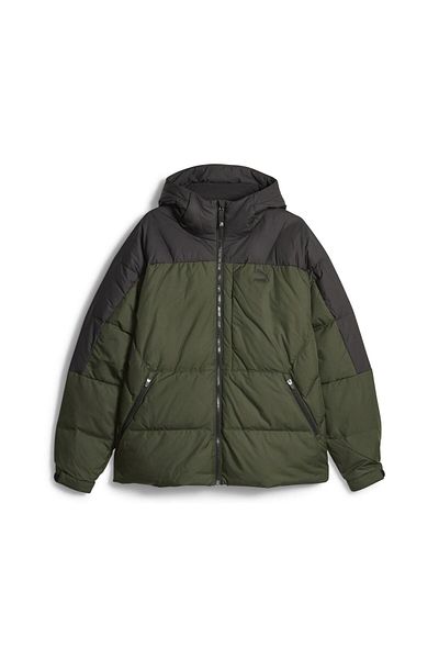 Puma Palton pentru bărbați din puf de gâscă - kaki 62167431
