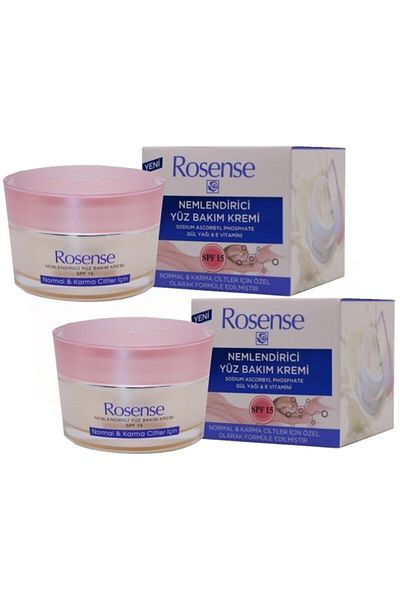 Rosense 2 Pieces 50 ml Moisturizing Face Care Cream