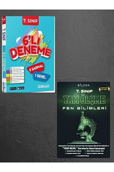 Bilfen Yayınları Pruva Yay 7. Sınıf 6 Lı Genel Deneme + Bilfen Yayınları 7. Sınıf Fen Bilimleri Tam Ölçme