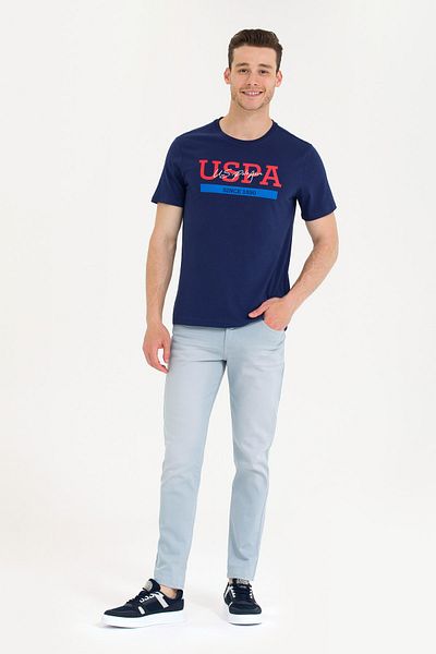 U.S. Polo Assn. Α.Ε. POLO ΑΝΔΡΙΚΟ ΠΑΝΤΕΛΟΝΙ SLIM FIT ΤΑΝΙΝΤ 1582586 ISIS 036 ΜΠΛΕ