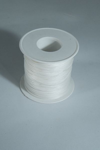 Eskişehir hobi sanat Περλέ Λευκό 1,0 mm 100 μέτρα κερωμένο σχοινί Στράτηγος Δερμάτινο νήμα ραπτικής Κολιέ Κοσμήματα Σχέδιο Σχοινί Βραχιόλι Σχοινί