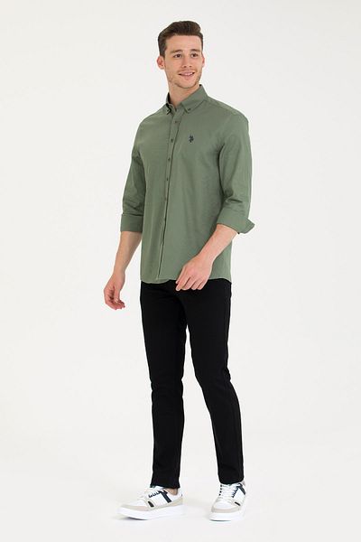 U.S. Polo Assn. Α.Π. ΠΟΛΟ ΑΝΔΡΙΚΟ ΠΑΝΤΕΛΟΝΙ SLIM FIT ΤΑΝΙΝΤ 1599378 RC-LACOPO 027 ΜΑΥΡΟ
