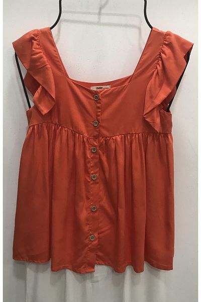 Çikoby Girl's Strap Woven Bluz