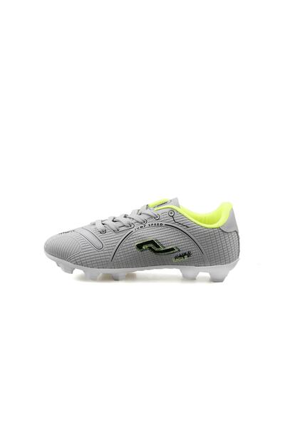 Jump 28223 F L.Grey Neon Green Navy Youth Grass Floor Football Shoes 28223-F-L.GREY-NEON-GREEN-NAVY Gray