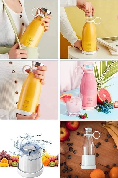 Maridet Smoothie Blender Shake Juice Bottle Mixer USB Wired Charging Personal Portable