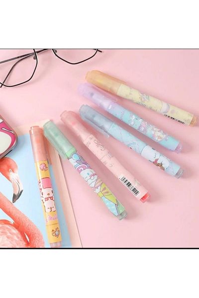 NaSaDAN Kuromi Sanrio Mymelodi HelloKitty Cinnamoroll Character Highlighter Set