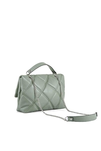 MAC&MOS Geantă de umăr verde mentă pentru femei