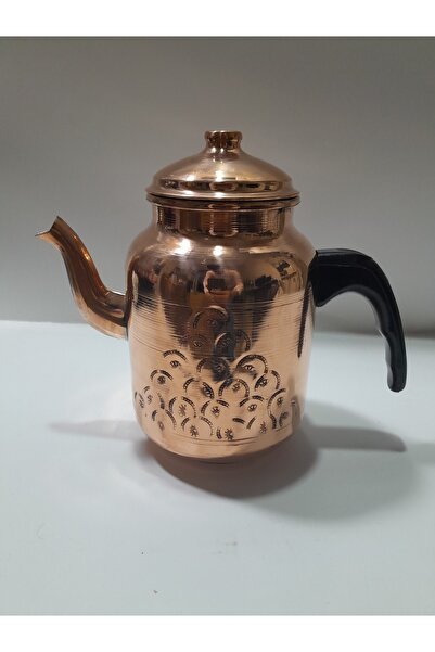 abnturk BAKIR ÇAYDANLIK DESENLİ 1.5 LT UZUNLUK 20 CM