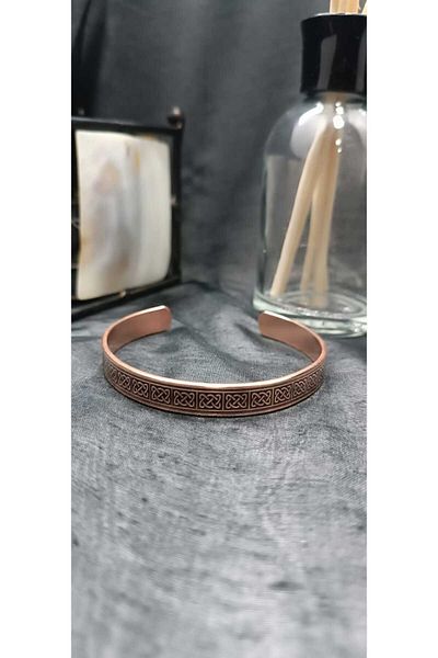 KAVELE 100% Pure Copper Motif Bracelet -Number Secance or any other symbol write in question