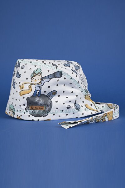 Best Bone Küçük Prens Yeni (mavi) Desenli Cerrahi Bone