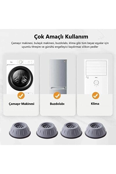 Generic Brand Noge za kućnu tehniku 4 komada Stabilizator za veš mašinu, maši...