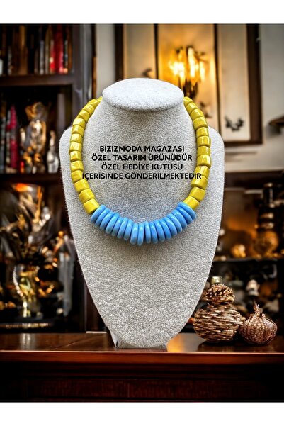 bizizmoda الطابق السفلي الزجاج حبة Serenay الزجاج قلادة عين الشر حبة قلادة